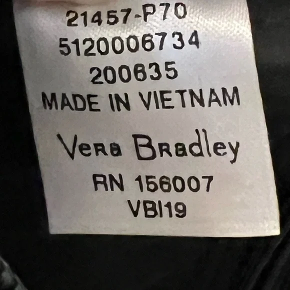 Vera Bradley Paisley, black and white Noir belt bag - Picture 6 of 8